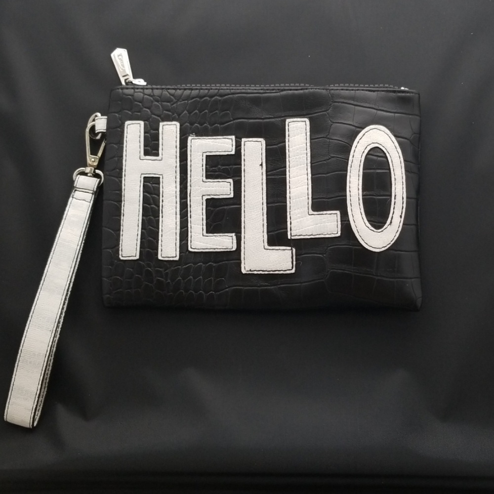Women's Hello Graphic Purse/Makeup Bag